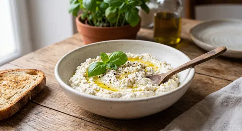 Ricotta vegan au tofu