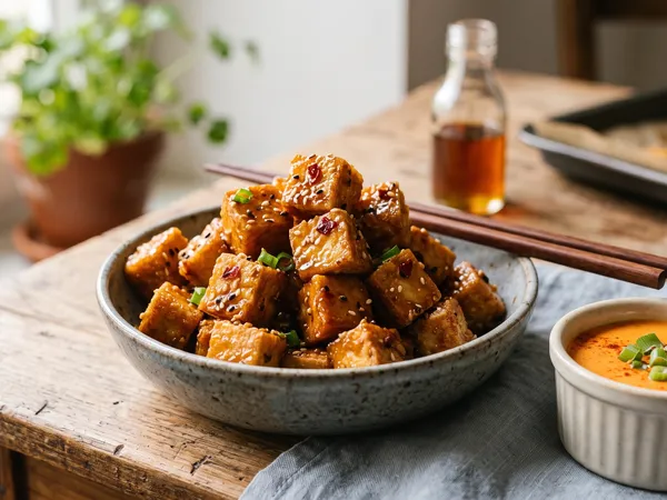 Tofu popcorn