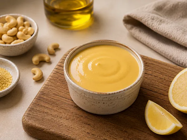 Sauce fromagère "cheddar" aux noix de cajou
