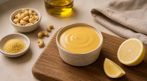 Sauce fromagère "cheddar" aux noix de cajou