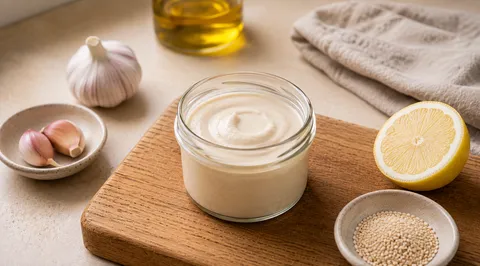 Sauce blanche crémeuse au tahini
